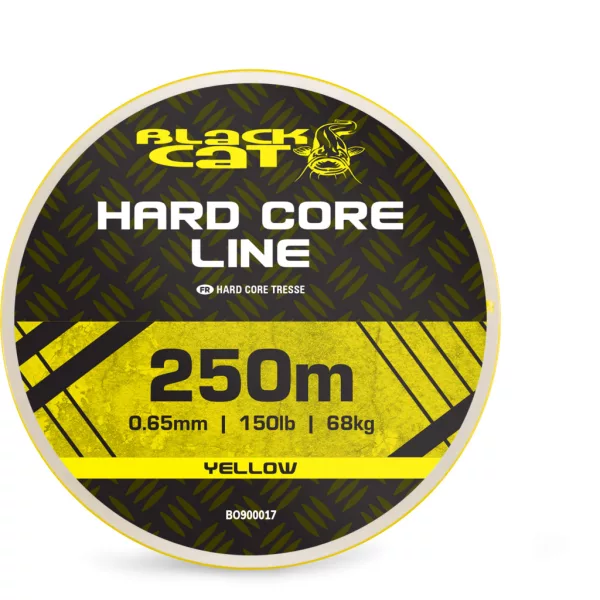 Black Cat BC Hard Core Line Sárga 0,65mm 250m Fonott Főzsinór