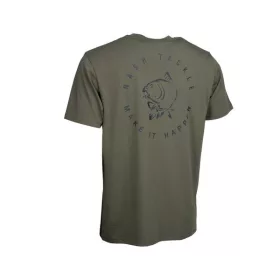 Nash Make It Happen Carp Logo T Shirt Zöld Póló 2XL
