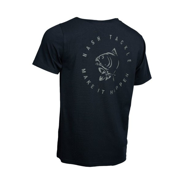 Nash Make It Happen Carp Logo T Shirt Fekete Póló S