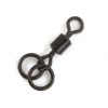 Fox Edges Double Ring Swivel sz 7 x 8 Forgókapocs