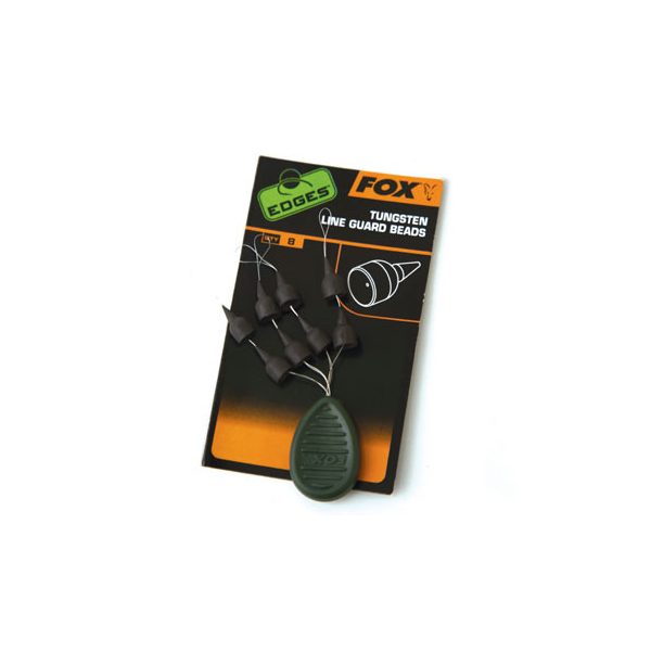 Fox EDGES™ Tungsten Line Guard Beads - x 8 Gumigyöngy