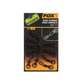 Fox Edges Kwik Change Hook Swivels Forgókapocs 10x10