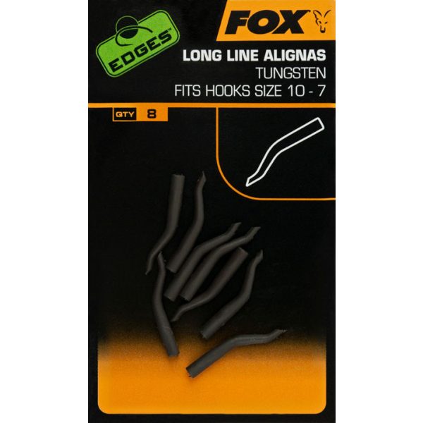 Fox EDGES™ Tungsten Line Alignas Tungsten Size 10 - 7 Long Horogbefordító