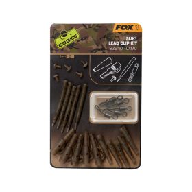   Fox EDGES™ Camo Slik Lead Clip Kit Sz 10 Size 10 x5 Gyorskapocs