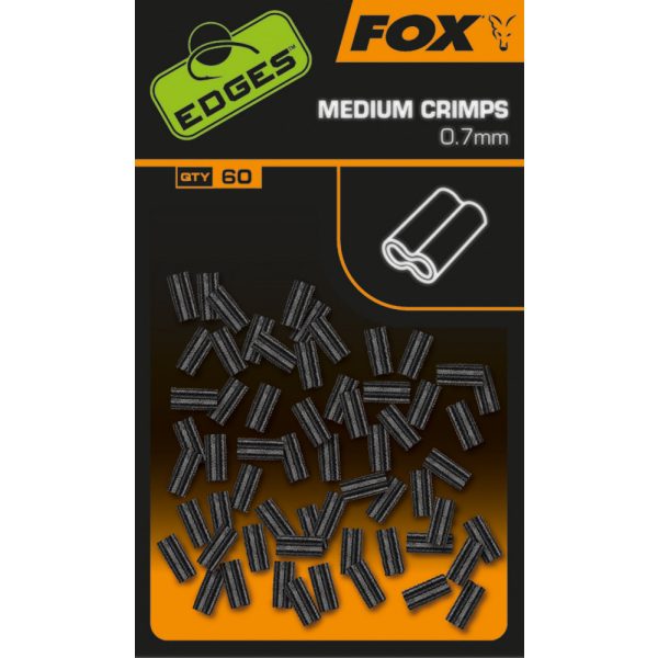 Fox Edges Közepes 0,7mm Krimpelő Cső 60db