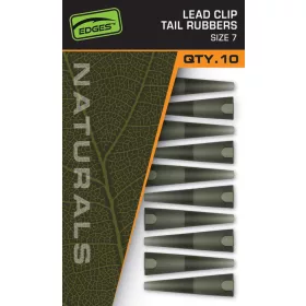 Fox Edges Naturals 7 Lead Clip Tail Rubber Gumihüvely