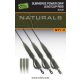 Fox EDGES™ Naturals Submerge Power Grip Lead Clip Leaders Bojlis Szerelék Készlet 30lb