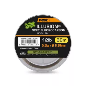   Fox Illusion Soft Naturals Green Fluorocarbon Előkezsinór 0,30mm 30m