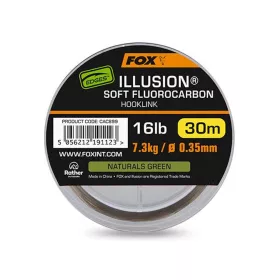   Fox Illusion Soft Naturals Green Fluorocarbon Előkezsinór 0,35mm 30m