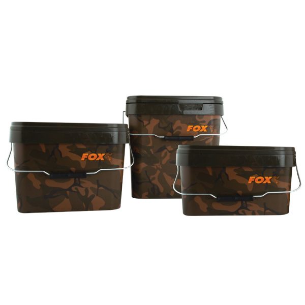 Fox Camo Square Buckets - 5 Litre Vödör