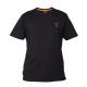 Fox Collection T-Shirt Fekete-Narancssárga Póló M