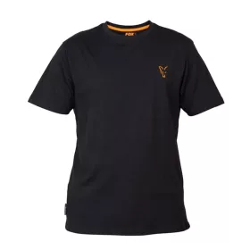 Fox Collection T-Shirt Fekete-Narancssárga Póló 3XL
