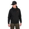 Fox Collection LW Hoody Fekete-Narancssárga Kapucnis Pulóver S