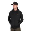 Fox Collection LW Hoody Fekete-Narancssárga Kapucnis Pulóver S