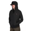 Fox Collection LW Hoody Fekete-Narancssárga Kapucnis Pulóver S