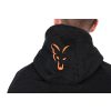 Fox Collection LW Hoody Fekete-Narancssárga Kapucnis Pulóver S