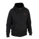Fox Collection LW Hoody Fekete Narancssárga Kapucnis Pulóver XL