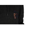 Fox Collection Hoody Fekete-Narancssárga Kapucnis Pulóver S