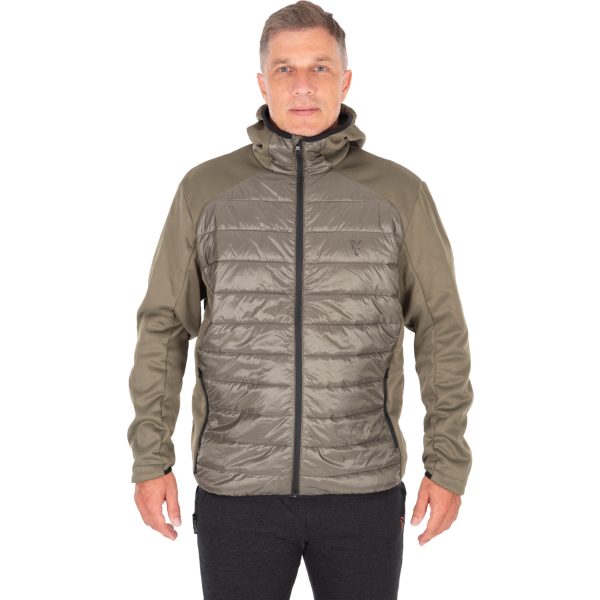 Fox Collection Hybrid Jacket Zöld-Fekete Kabát 2XL