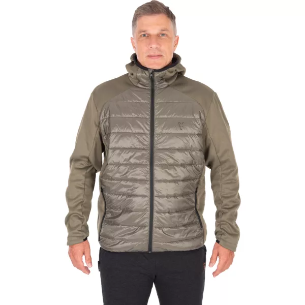 Fox Collection Hybrid Jacket Zöld-Fekete Kabát 3XL