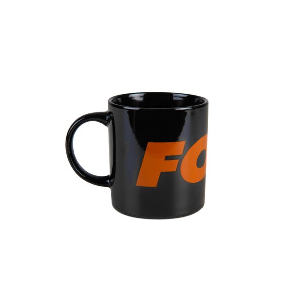 Fox Fekete-Narancssárga Logo Ceramic Mug 350ml Bögre