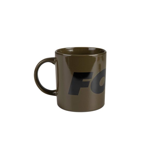 Fox Zöld-Fekete Logo Ceramic Mug 350ml Bögre