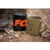 Fox Zöld-Fekete Logo Ceramic Mug 350ml Bögre