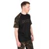 Fox Outline T-Shirt Fekete-Camo Póló S