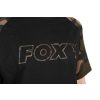 Fox Outline T-Shirt Fekete-Camo Póló S