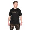 Fox Logo T-shirt Fekete-Camo Póló S