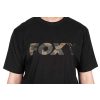 Fox Logo T-shirt Fekete-Camo Póló S