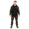 Fox LW Fekete-Camo Split Zip Hoody Cipzáros Kapucnis Pulóver S