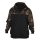 Fox LW Fekete-Camo Split Zip Hoody Cipzáros Kapucnis Pulóver L