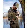 Fox LW Khaki-Camo Split Zip Hoody Cipzáros Kapucnis Pulóver S