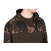 Fox LW Khaki-Camo Split Zip Hoody Cipzáros Kapucnis Pulóver S