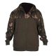 Fox LW Khaki-Camo Split Zip Hoody Cipzáros Kapucnis Pulóver L