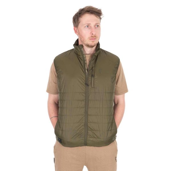 Fox Olive Quilted 100 Gilet Mellény 3XL