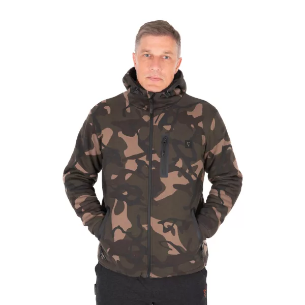 Fox Camo Full Zip Prem Sherpa 310 Hoodie Pulóver L