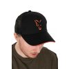 Fox Collection Trucker Cap Fekete-Narancssárga Baseball Sapka