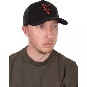Fox Collection Fekete-Narancssárga Baseball Sapka