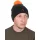 Fox Collection Bobble Hat Fekete-Narancssárga Bojtos Sapka