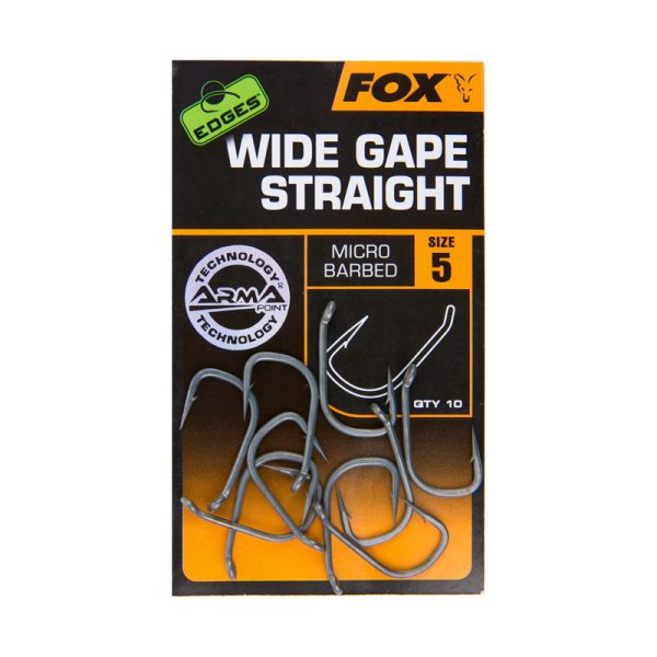 Fox EDGES™ Wide Gape Straight - Size 4 Horog
