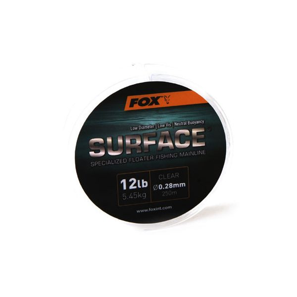 Fox Surface™ Floater Mainline - Clear 12lb/0.28mm Monofil zsinór