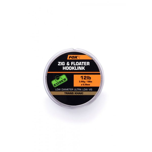 Fox EDGES™ Zig & Floater Hooklink 12lb - 0.28mm x100m Monofil zsinór