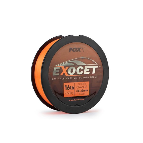 Fox Fox Exocet Fluoro Orange Mono 0.26mm 10lb / 4.9kg (1000m) Monofil zsinór