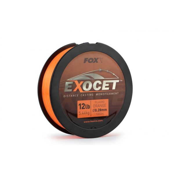 Fox Fox Exocet Fluoro Orange Mono 0.28mm 12lb / 5.5kg (1000m) Monofil zsinór