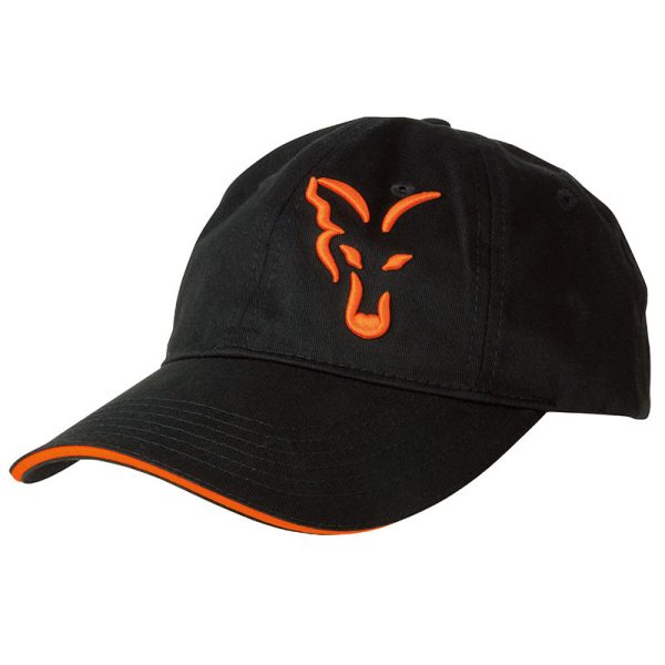 Fox Black/Orange Baseball Cap Baseball sapka