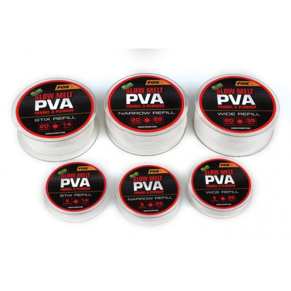 Fox EDGES™ PVA Mesh Refills Slow Melt Refills 25mm Narrow - 5m PVA háló