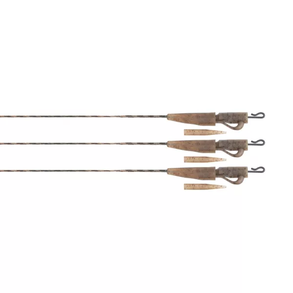 Fox Edges Camo 30lb Submerge Lead Clip Leaders 75cm Előke 3db
