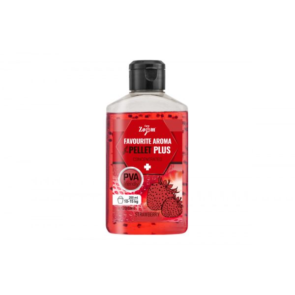 Carp Zoom Favourite Eper Folyékony Aroma Pellettel 200ml